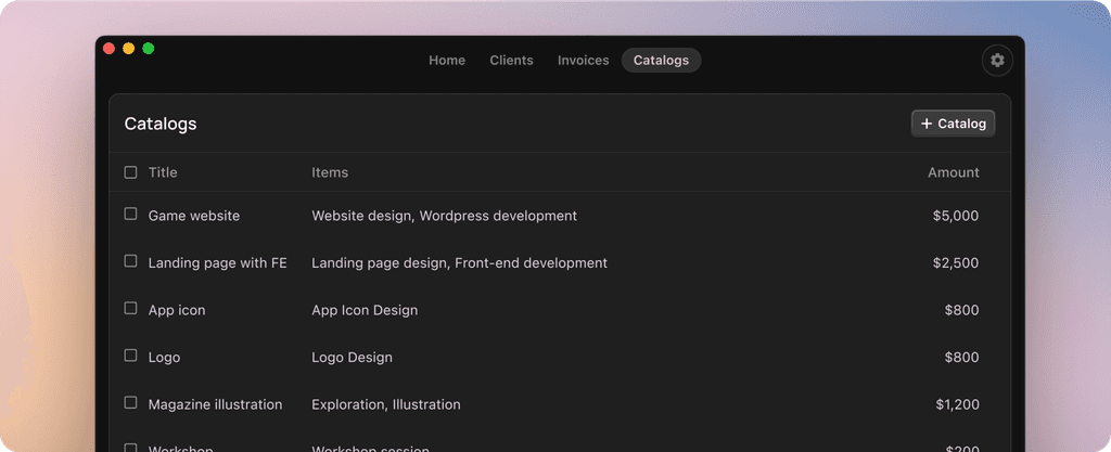 Silk catalog feature preview